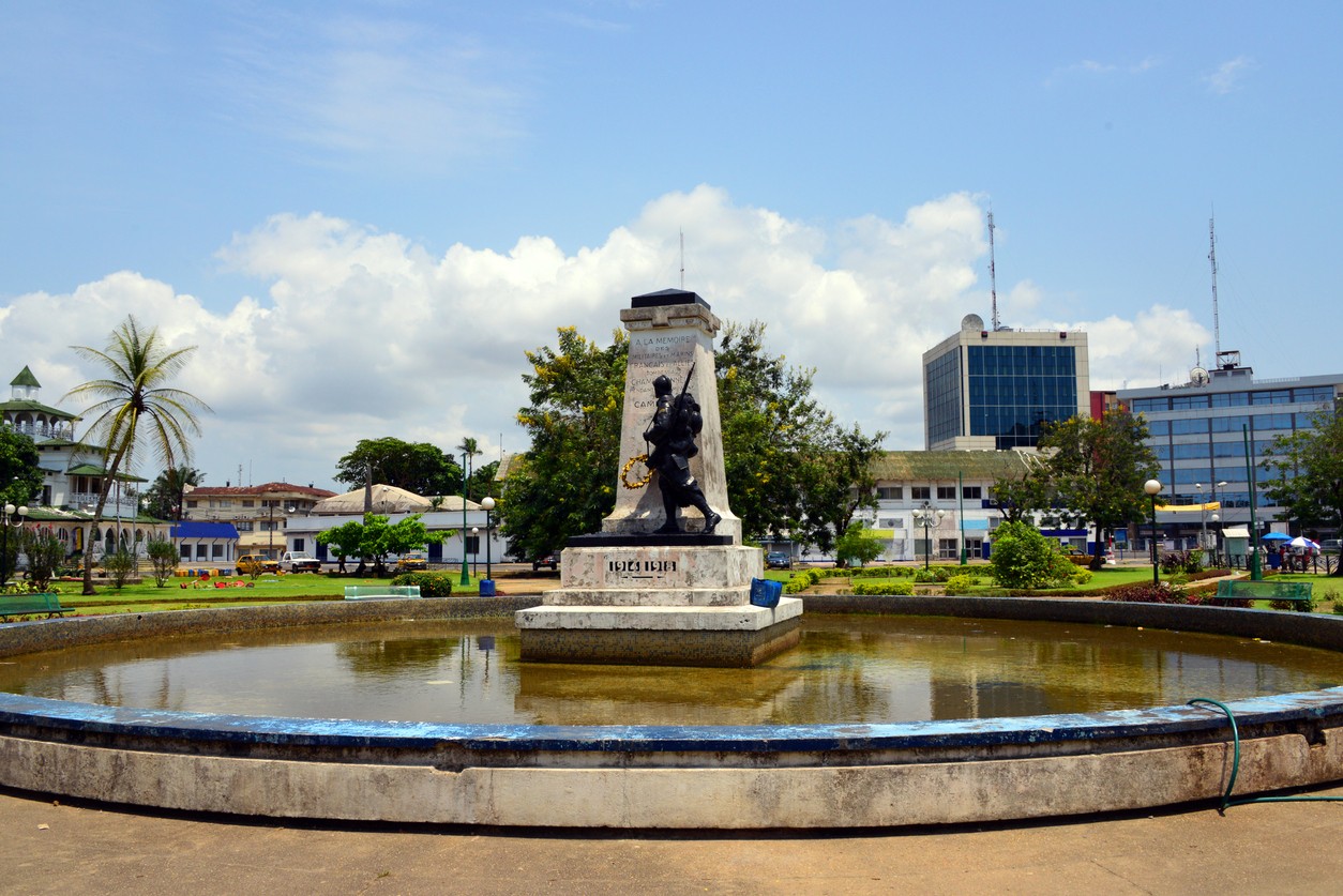 Cameroon downtown district