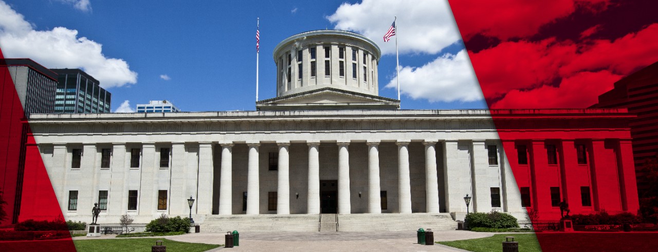 Front of Ohio Statehouse