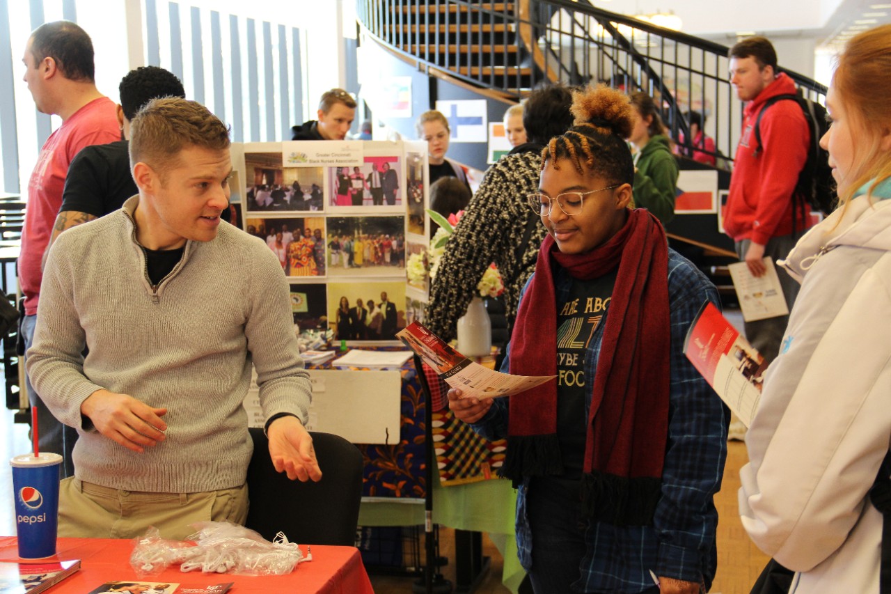 University of Cincinnati College of Nursing students and staff at the 2019 Culture Fest