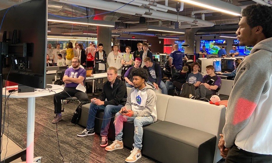 The UC Esports Innovation Lab hosts high school students from the region competing in the Southwest Ohio Esports Regional Tournament.