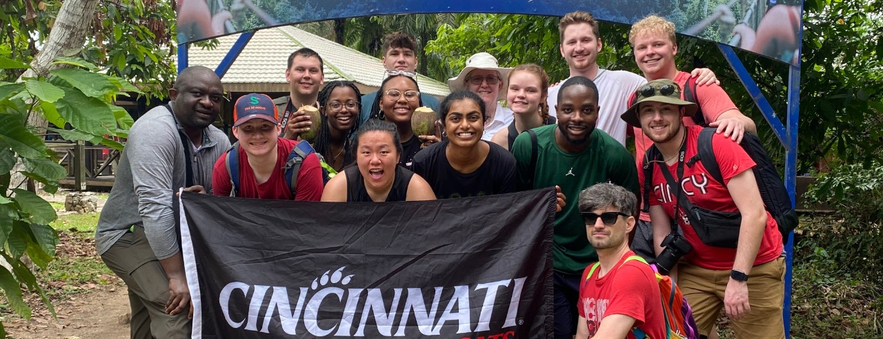 UC students in Ghana