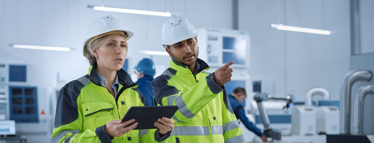 Occupational Health Nurse Assesses Job Site