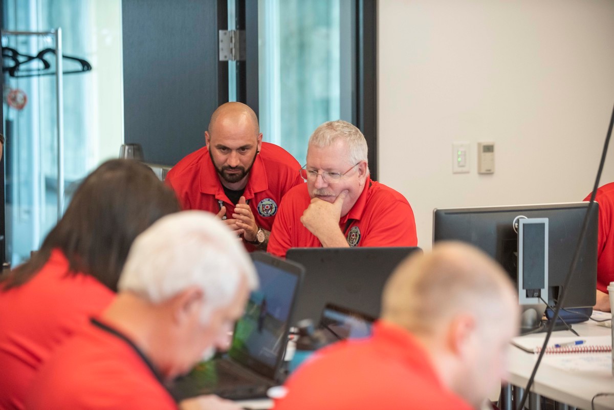 University of Cincinnati president Dr. Neville G. Pinto spoken and enjoyed the Distinguished Visitors Day for the OCRI and OhCR Pilot Cybersecurity Exercise on Friday July 15, 2022. Photos by Joseph Fuqua II