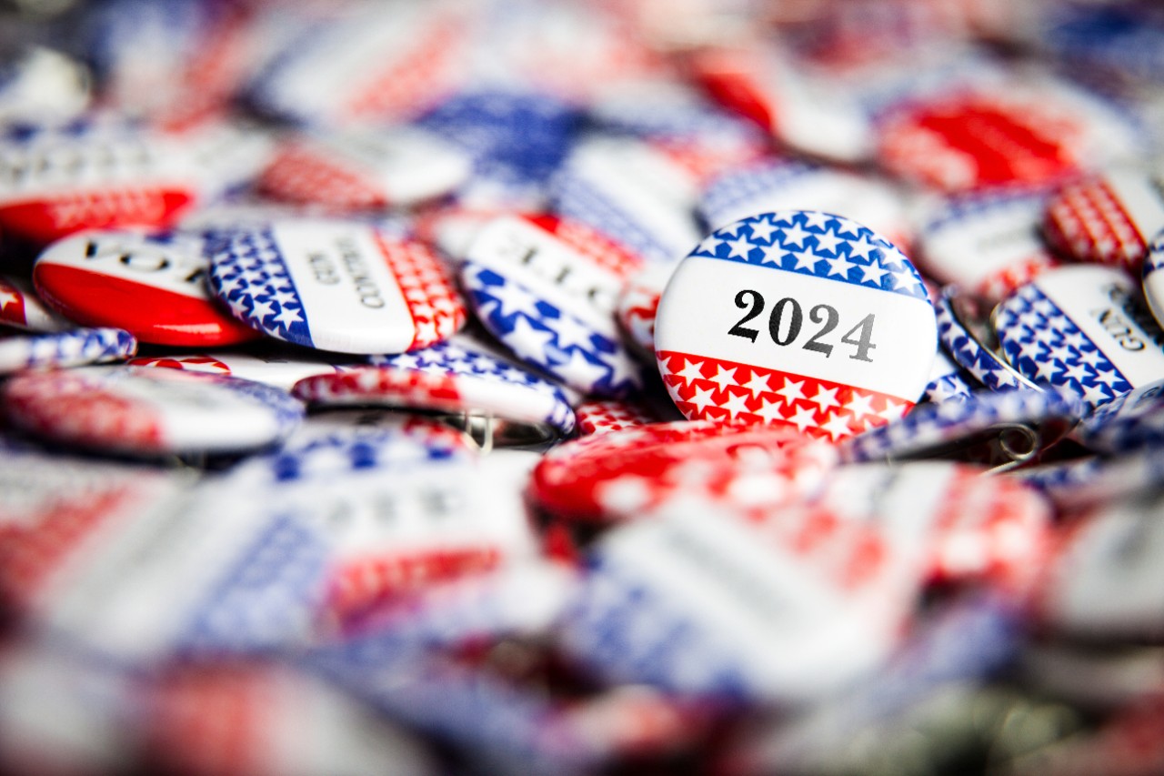 2024 voting buttons