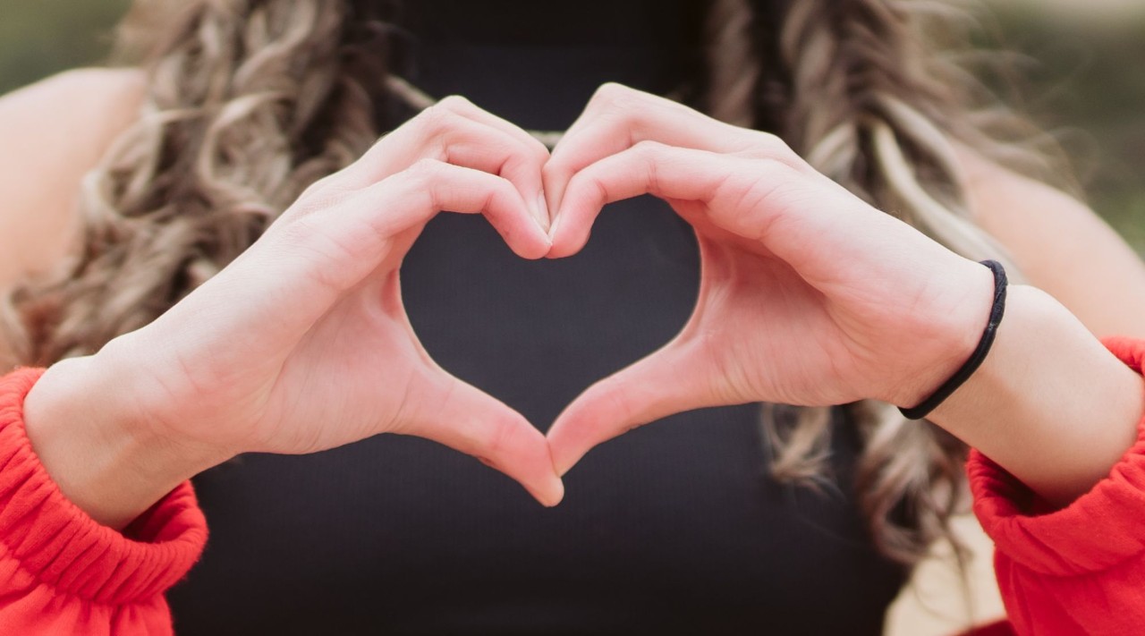 hands making a heart