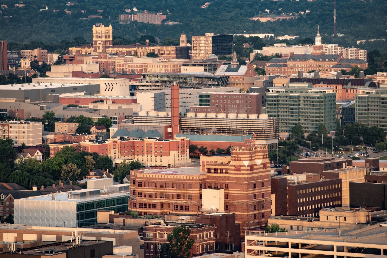 view of UC and UC Health