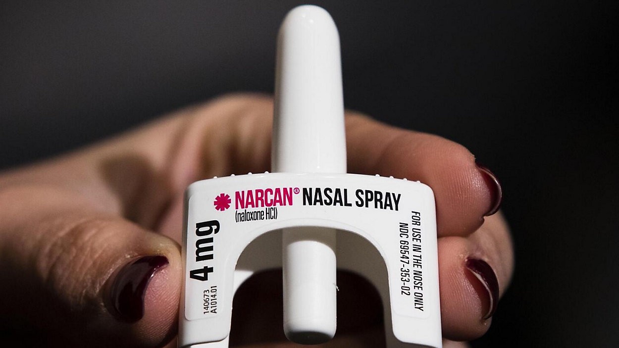 of photo of narcan, the brand name of naloxone