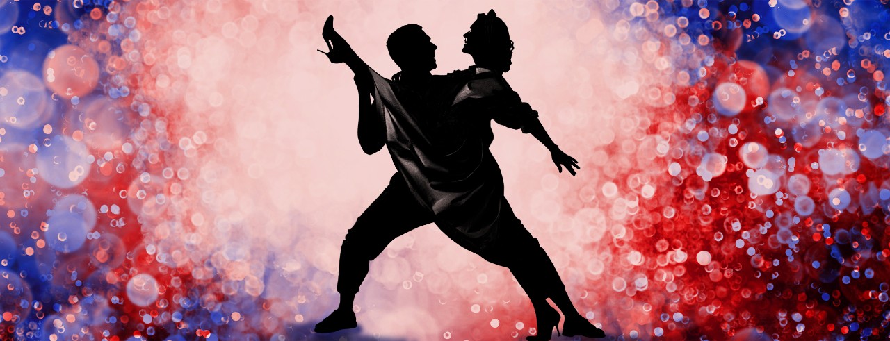 A promo graphic for An American in Paris