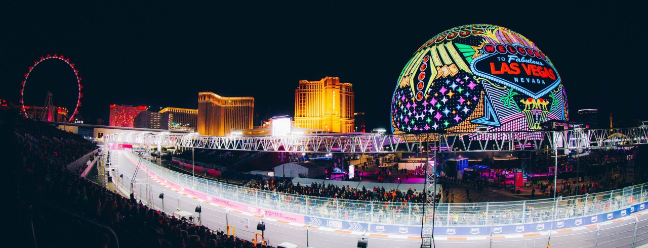 The Sphere in Las Vegas. Photo by Rich Fury/ Sphere Entertainment.