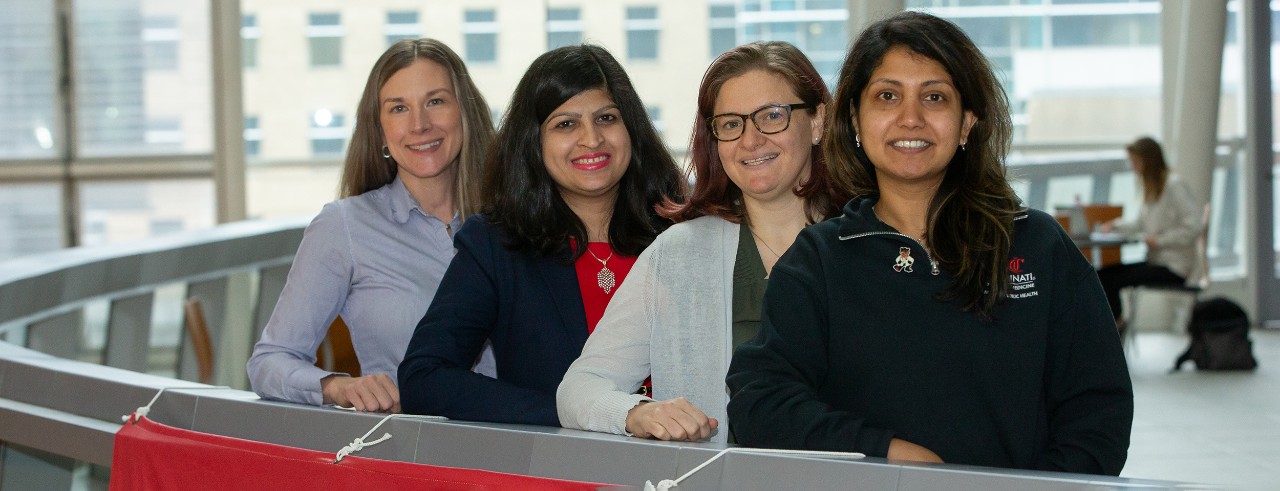 former female physician researchers at the UC College of Medicine
