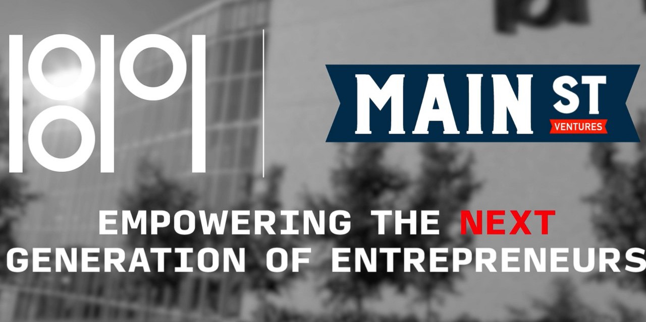 Cover photo of Main Street Ventures and 1819 Building with text reading Empowering the Next Generation of Entrepreneurs.