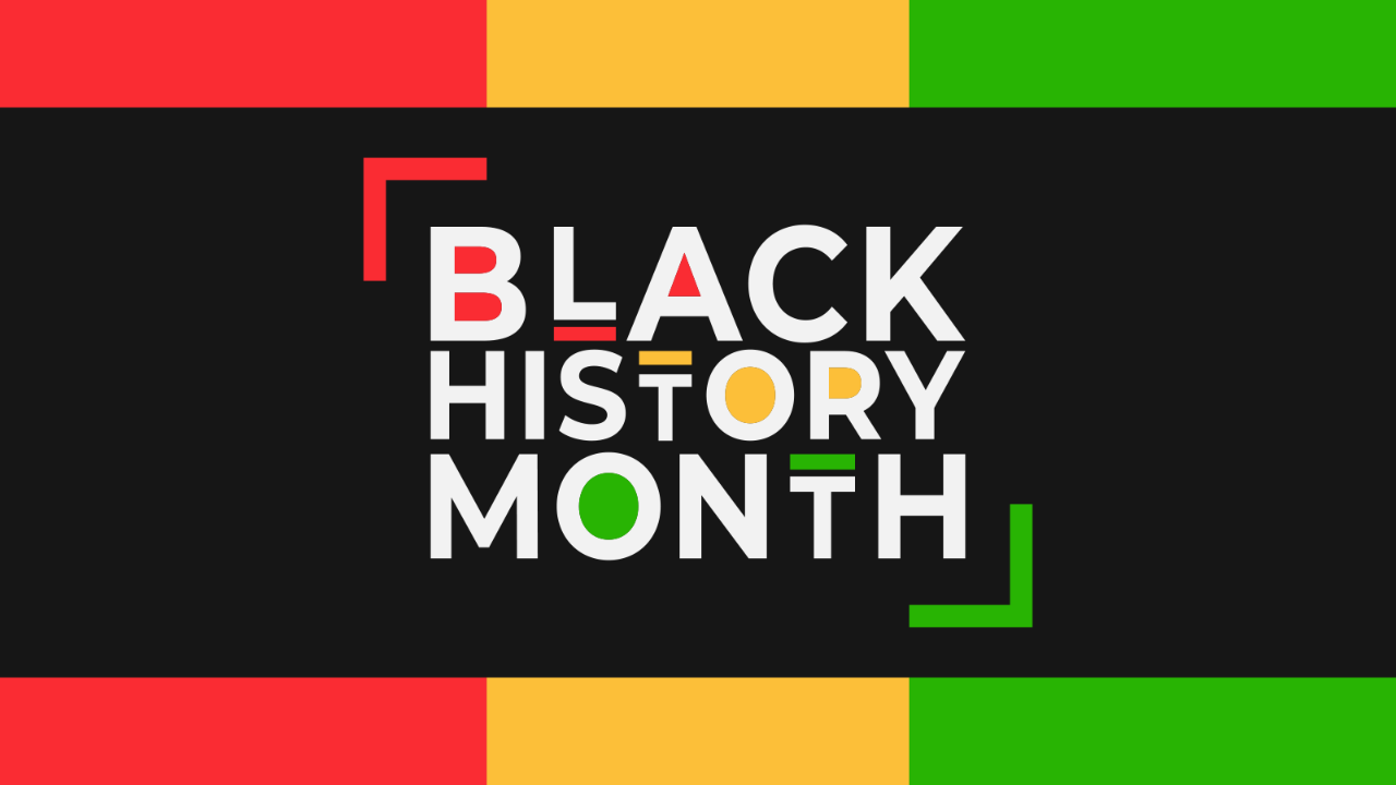 Black History Month header