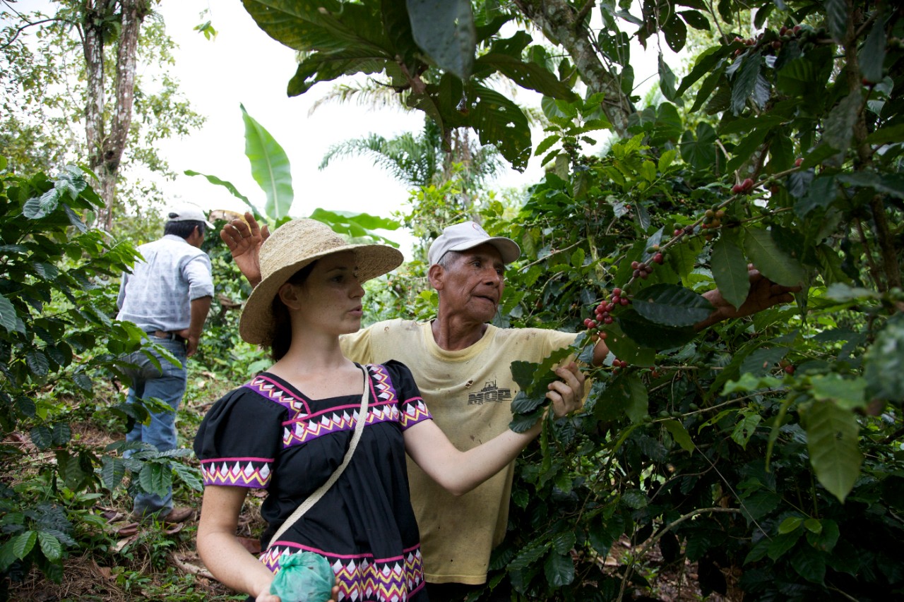 Peace Corps volunteers working in Central America