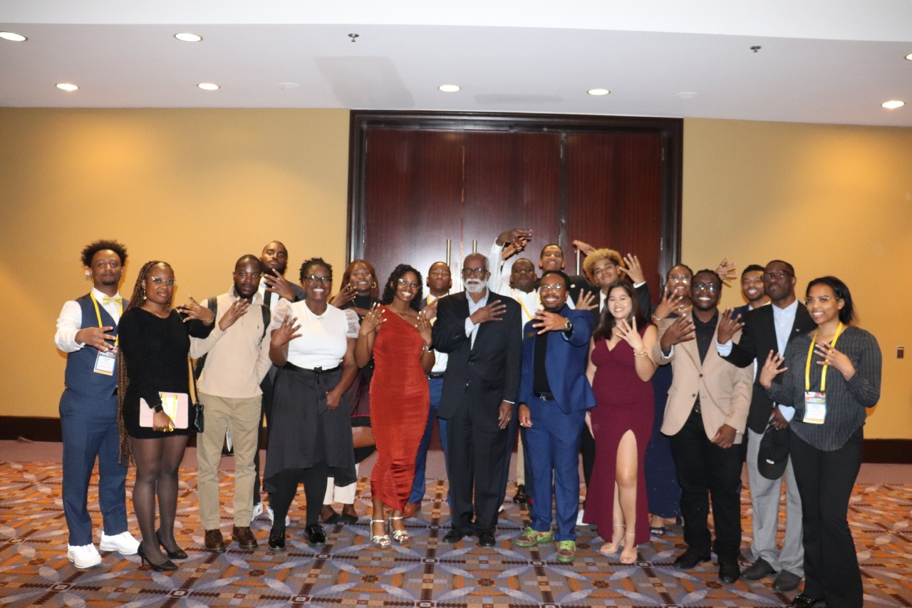 Region 4 NSBE members at the conference