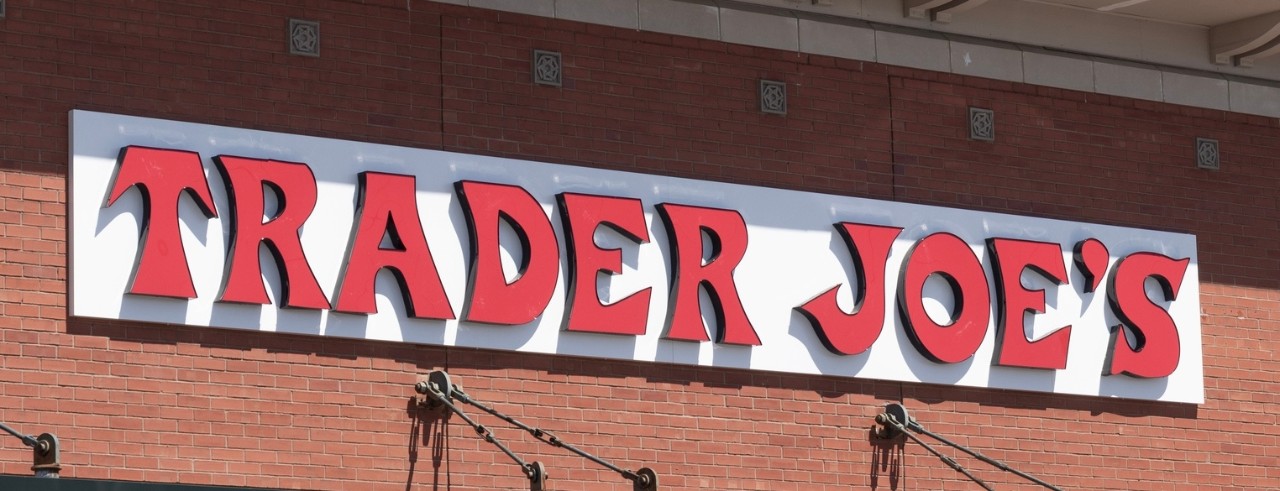 Trader Joe's sign on the exterior of a store