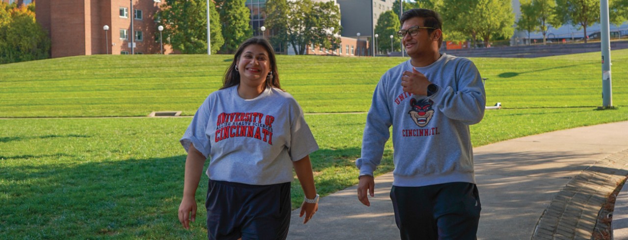 UC students and siblings Khwahish and Kartavya Singh.