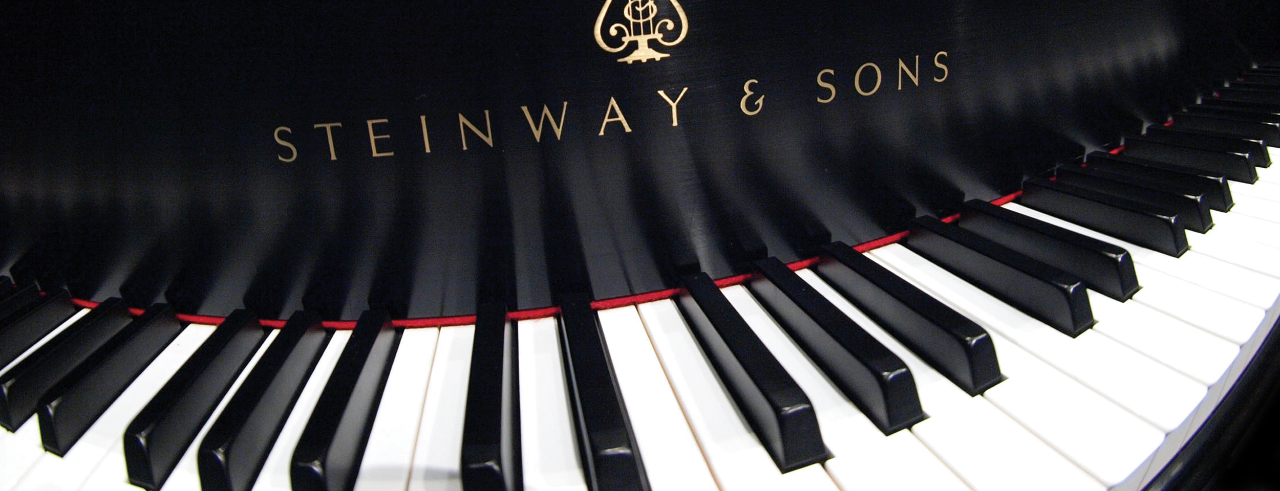 The keys of a piano