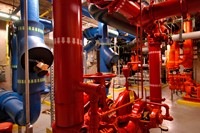 Power plant steam room