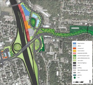 Hopple Street exit after changes