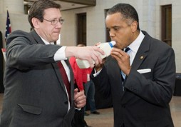 Ohio Senator Eric Kearney with Tasos Angelopoulos