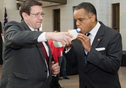 Ohio Senator Eric Kearney with Tasos Angelopoulos