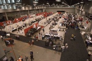 Tech Expo 2009 in the Duke Energy Center.