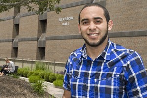 Mostafa Ibrahim graduates from the McMicken College of Arts and Sciences.