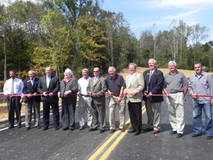 Pictured above at the ribbon cutting ceremony: (from left) Jim Krumer, Dr. Gregory Sojka, John Hemming, Beverly Cooper, Jerry Broshear, Bob Proud, Angelo Santoro, Pat Manger, Ed Humphrey, Jim Sauls, and Troy Ervin