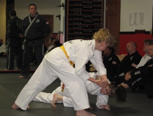 Photo of self-defense class