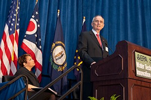 Image of President Williams at EPA announcement