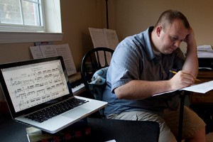 UC's Doug Pew will soon be composing in Poland thanks to a Fulbright award.