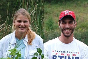 Natasha Urban and Michael Hickey received Chevron Fellowship Funds to study biodiversity and primary productivity.