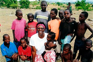 Cheri Westmoreland in Haiti