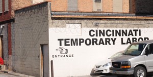 A Cincinnati day labor hall.