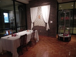 Kelly Frigard, Utopia- dining room installation