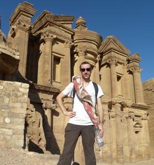 UC's Christian Cloke at Petra