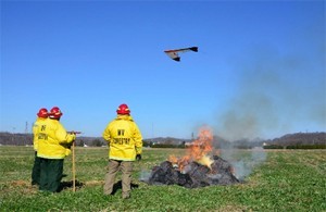 UAV flight demonstration