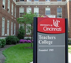 Teachers College sign