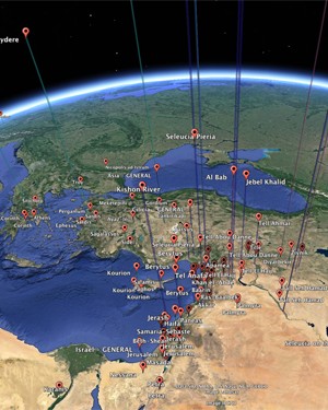 A Google Earth map created by Kristina Neumann
