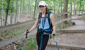 Katie Taylor trains for her Kilimanjaro climb.