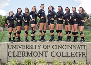 Clermont College Womens Volleyball team 2014