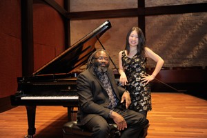 Awadagin Pratt and Soyeon Kate Lee at piano