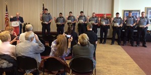 Swearing in of new officers