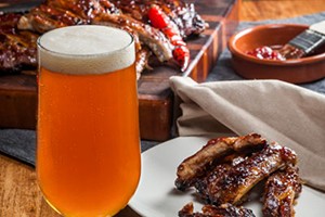 BBQ Ribs and Beer