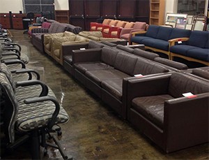 An example of some of the kinds of items available at the UC surplus management sale.