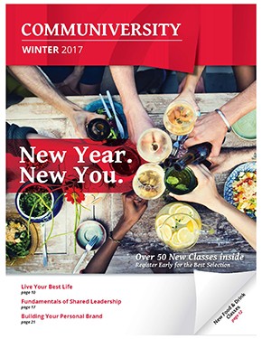 Winter 2017 Communiversity catalog cover