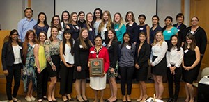 REWU-2016 participants, with WISE Graduate Assistants and Dr. Urmila Ghia. Photo/Joseph Fuqua II