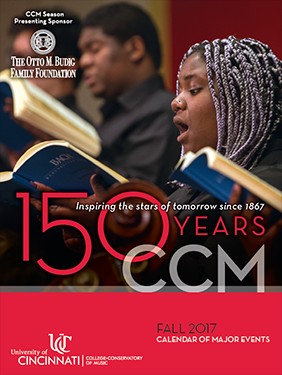 CCM's Fall 2017 Calendar of Major Events is available at the CCM Box Office and online.