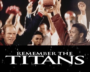 Remember the Titans movie image and graphic title
