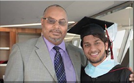 Graduation image-father-son
